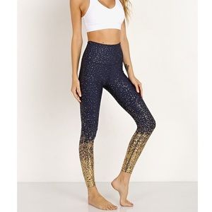Beyond Yoga alloy ombré high waist navy/gold